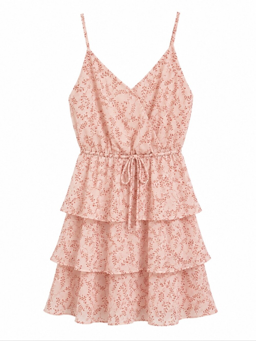 Trixxi Blush and Pink Floral Dress Sz Small